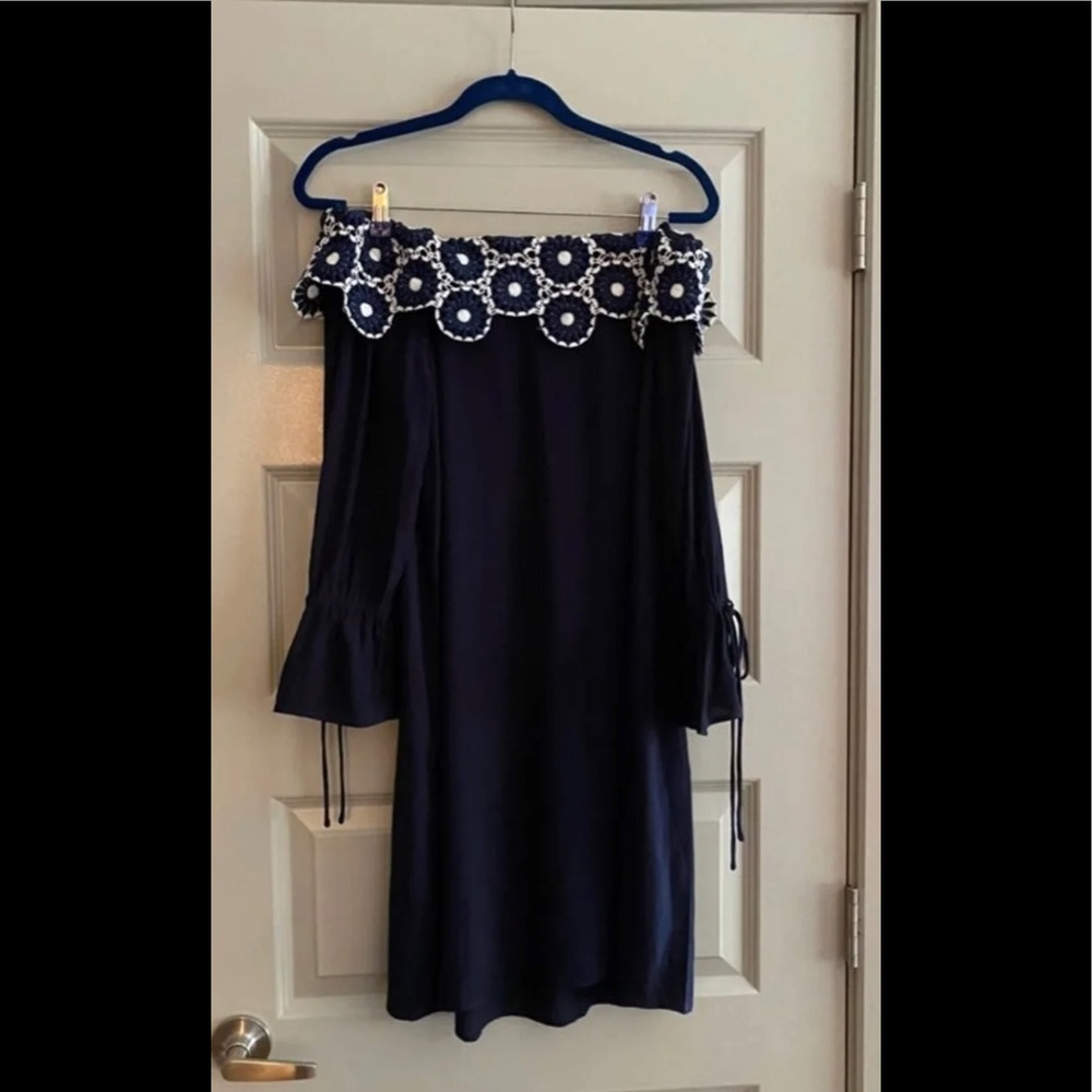 Ann Taylor loft XS Navy shift dress